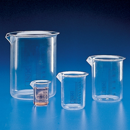 GLOBE SCIENTIFIC Beaker, 50mL, PMP (TPX) 601721-1